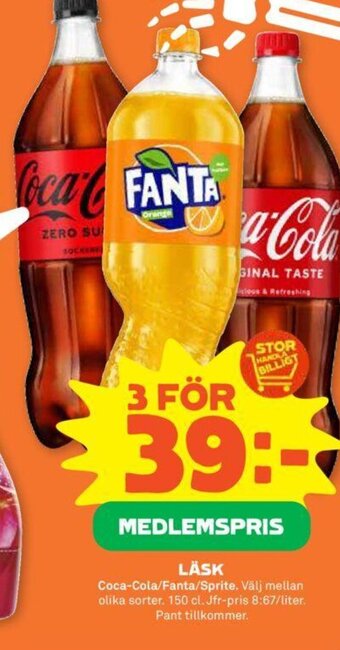 Stora Coop Läsk erbjuda