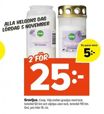 Coop Extra Gravljus erbjuda