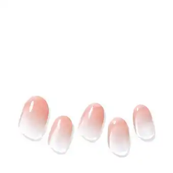 Glaze semi cured gel premium art nail strips coral blossom