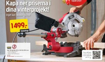 Jula Meec tools kap- & gersåg erbjuda