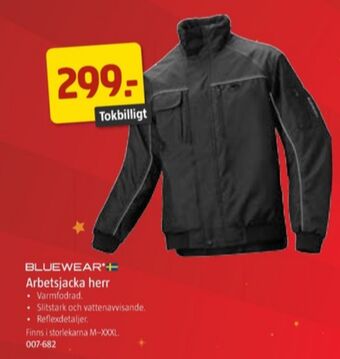 Jula Bluewear arbetsjackor erbjuda