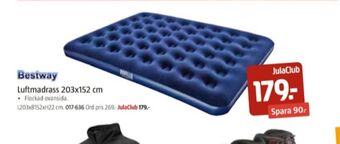 Jula Bestway luftmadrass erbjuda