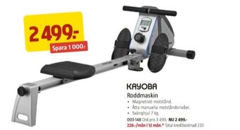 Jula Kayoba roddmaskin erbjuda