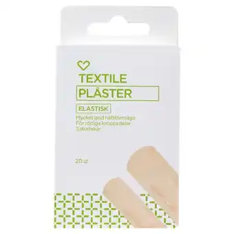 Apotek Hjärtat Hjärtats textile plåster 20 st erbjuda