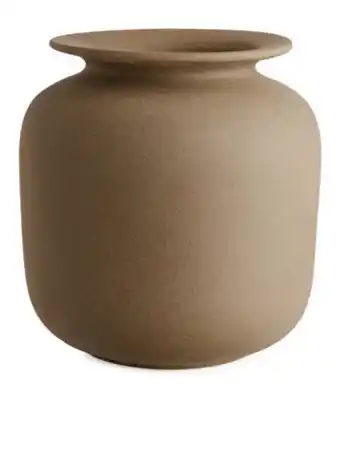 ARKET Vas i stengods 12 cm erbjuda