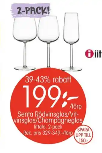 EKO Iittala glas erbjuda