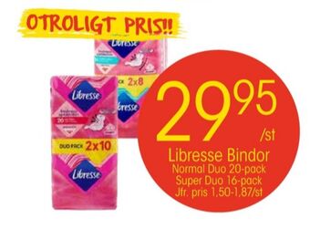 Libresse bindor