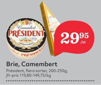 Hemköp President camembert erbjuda