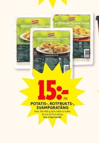ICA Kvantum Peka potatisgratäng erbjuda