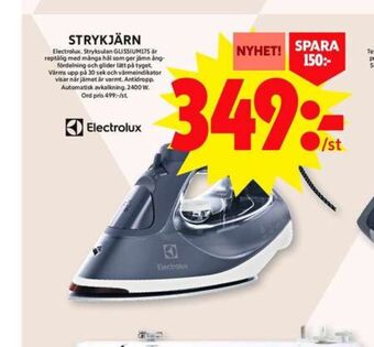 ICA Maxi Electrolux strykjärn erbjuda