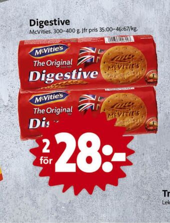 ICA Nära Mcvities digestive kex erbjuda