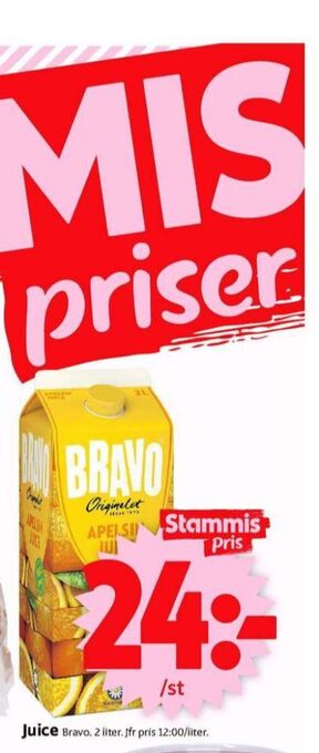 ICA Supermarket Bravo juice erbjuda