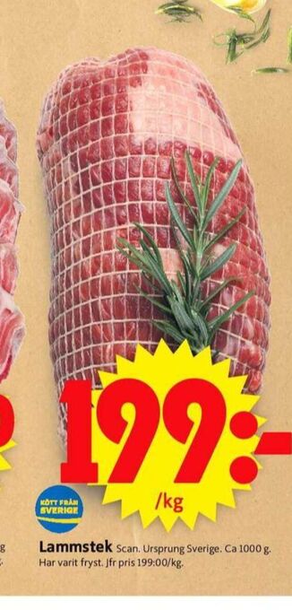 ICA Supermarket Scan lammstek erbjuda