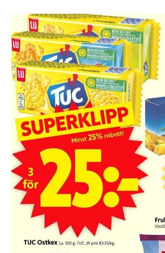 ICA Supermarket Tuc smörgåskex erbjuda