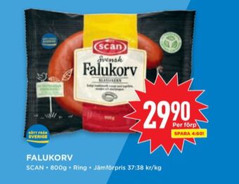 Willys Scan falukorv erbjuda