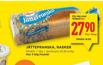 Willys Jättefranska långfranska erbjuda