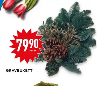 Soft bun gravdekorationer
