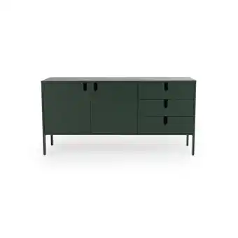 Sideboard uno - 171x46x86cm - skogsgrön - mdf