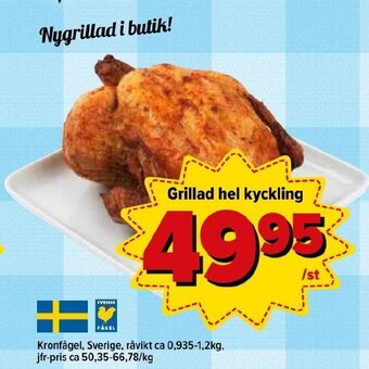 Östenssons Grillad hel kyckling erbjuda