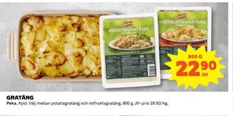 Coop Peka potatisgratäng erbjuda