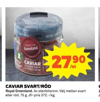 Coop Royal greenland kaviar erbjuda