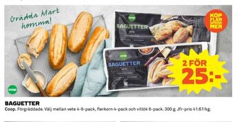 Coop Coop baguetter erbjuda