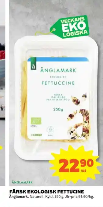 Coop Änglamark pasta erbjuda