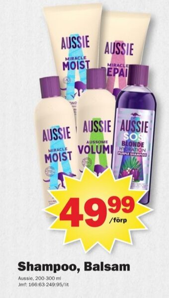 Pekås Aussie balsam erbjuda