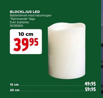 Jem&Fix Blockljus led erbjuda