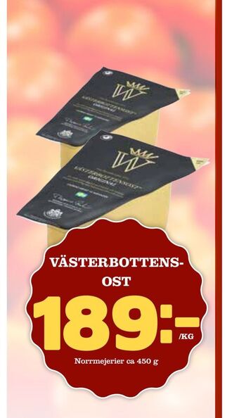Bonum Matmarknad Västerbottensost erbjuda