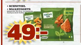Schnitzel • sojanuggets