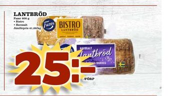 Bonum Matmarknad Lantbröd erbjuda