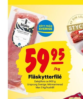 City Gross Fläskytterfilé erbjuda