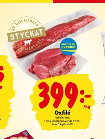 City Gross Oxfilé erbjuda