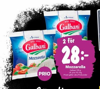 City Gross Mozzarella erbjuda