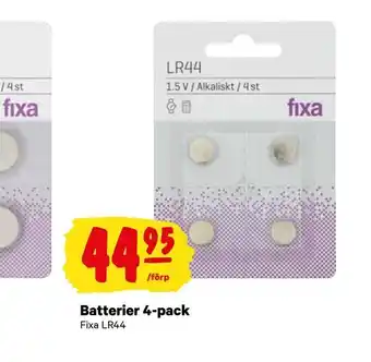 City Gross Batterier 4-pack erbjuda