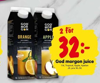City Gross God morgon juice erbjuda