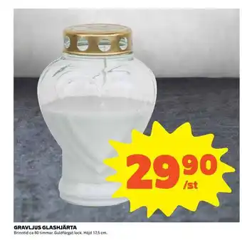 Coop Extra Gravljus glashjärta erbjuda