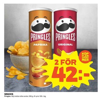 Coop Extra Snacks erbjuda