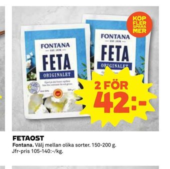Coop Extra Fetaost erbjuda
