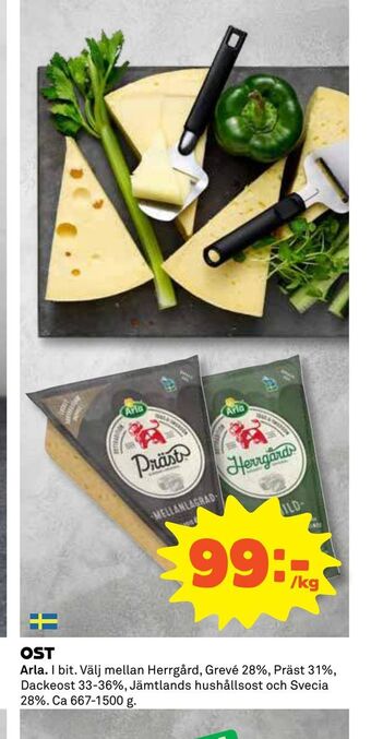 Coop Daglivs Ost erbjuda