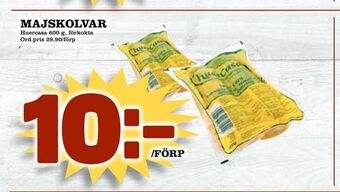 Din Mat Majskolvar erbjuda