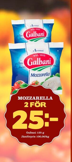 Din Mat Mozzarella erbjuda