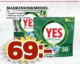 Din Mat Maskindiskmedel erbjuda