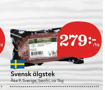 Hemköp Svensk älgstek erbjuda