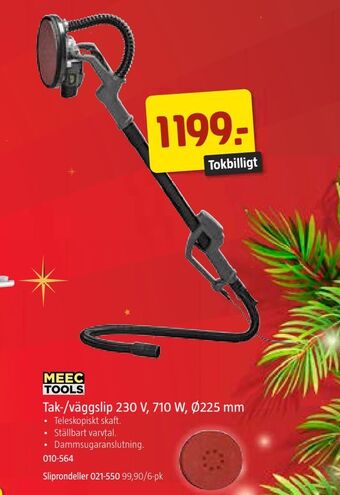 Jula Tak-/väggslip 230 v, 710 w, ø225 mm erbjuda