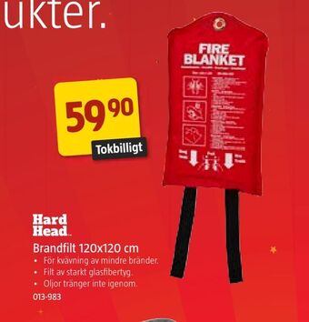 Jula Brandfilt 120x120 cm erbjuda
