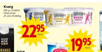 Matöppet Kvarg erbjuda