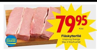 Matöppet Fläskytterfilé erbjuda