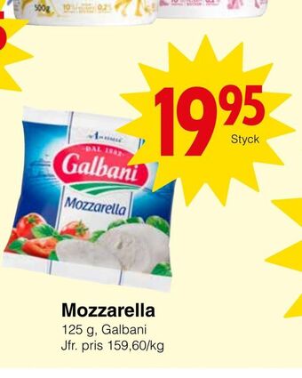 Matöppet Mozzarella erbjuda